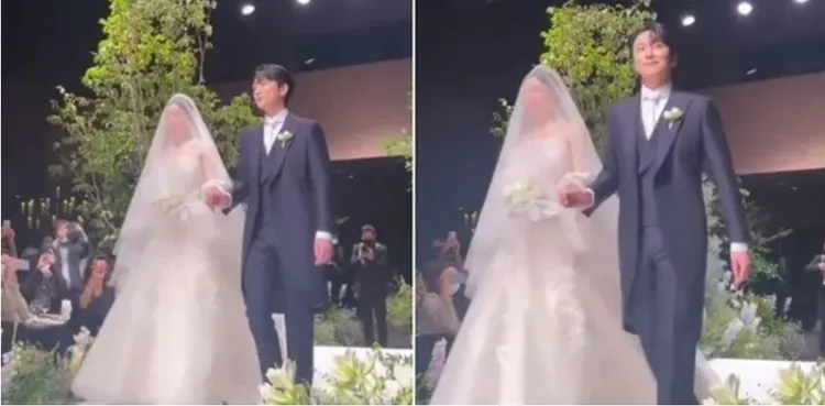 金妍兒和高佑琳完婚，2人滿滿幸福。翻攝naver