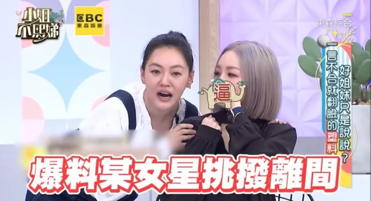 劉雨柔上《小姐不熙娣》節目引爆整起事件。翻攝《小姐不熙娣》