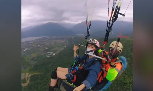 全台最高飛行傘鳥瞰鹿野美景　翱翔台東天際一定要體驗