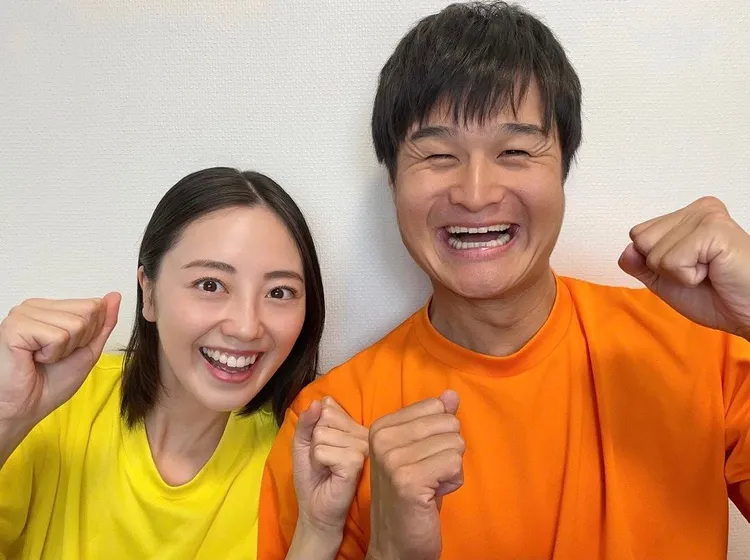 澤井美優（左）和諧星高岸宏行閃電宣布結婚。翻攝澤井美優IG