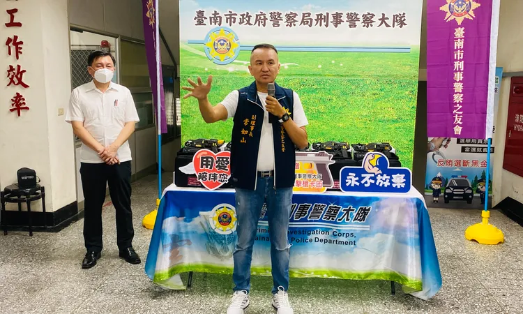 愛爾麗總裁常如山表示，拋磚引玉帶動其他縣市精實基層裝備。王志弘攝