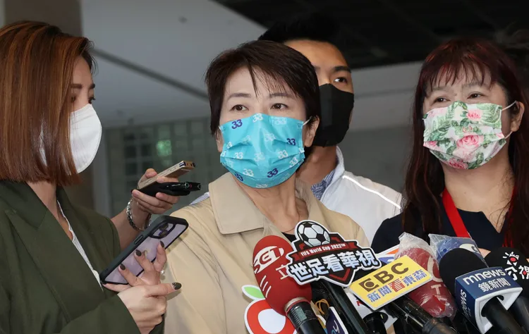 黃珊珊不把話說死，未來有望與宋楚瑜同台。彭欣偉攝