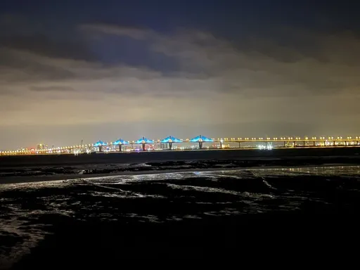 等了30年!搶在選舉前 金門大橋通車了