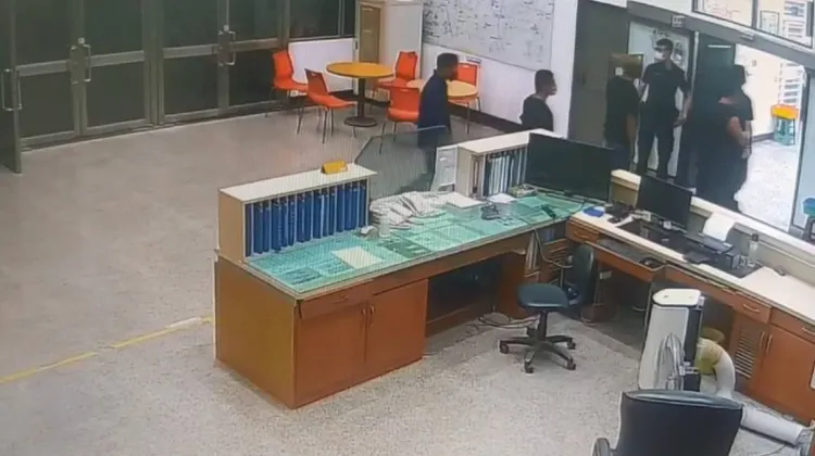 警方約談到案說明。讀者提供