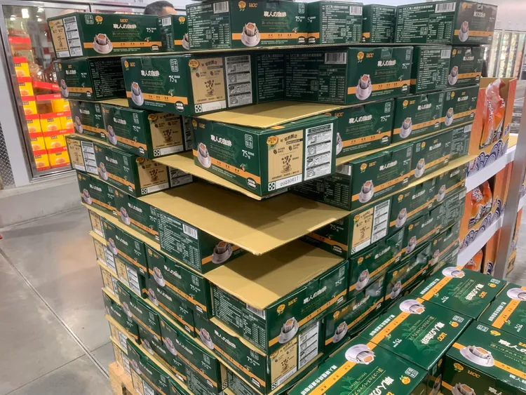 咖啡疊疊樂。翻攝「COSTCO 好市多 商品消費心得分享區」
