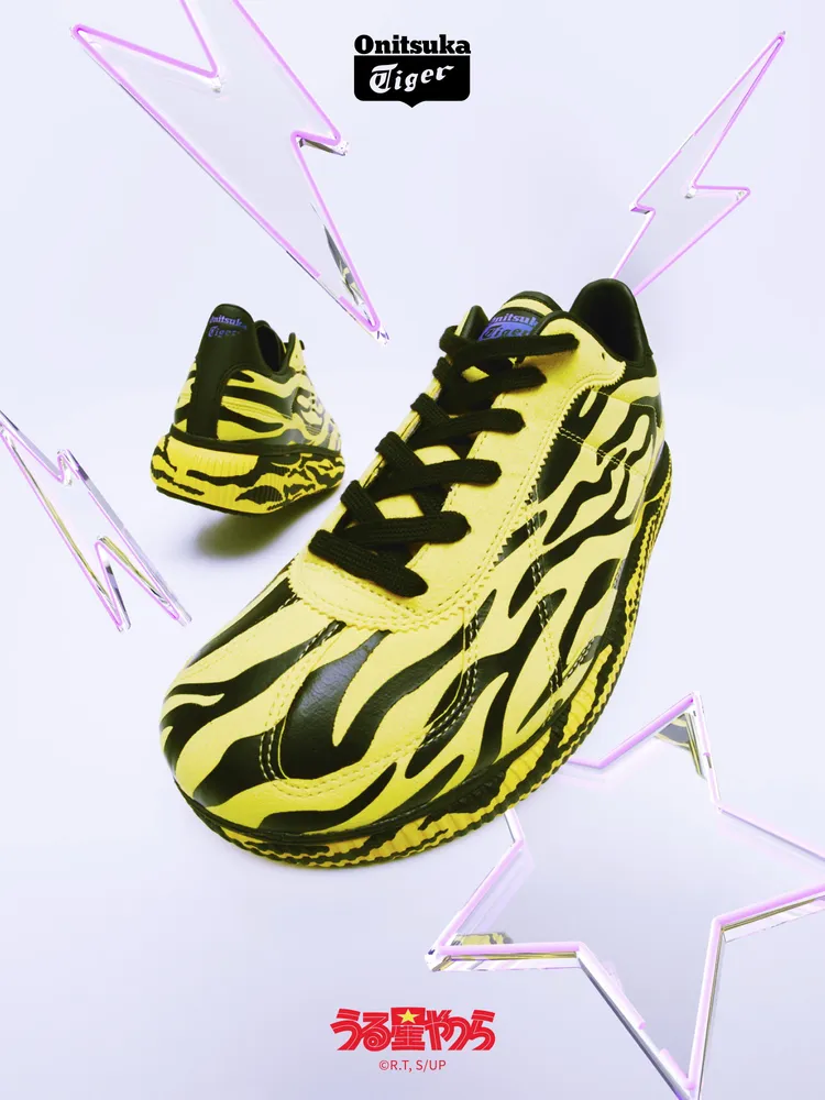 Delecity聯名鞋今日起於鬼塚虎官網與指定店點開賣，全球限量700雙，7280元。品牌提供