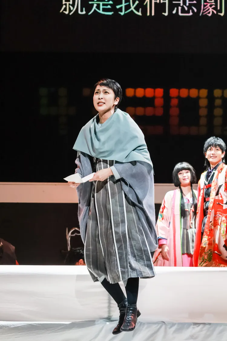 松隆子第一次在台演出，已經準備好了。趙世平攝