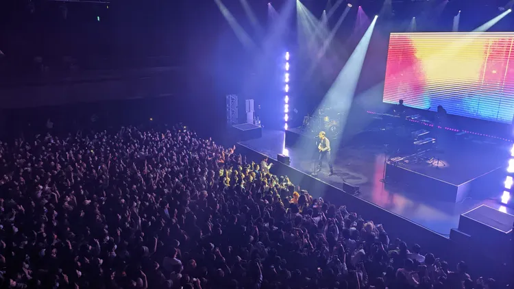 LANY二度來台，吸引滿場2000人捧場，明晚同一地點演出也售罄。趙世平攝