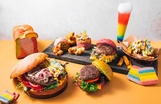 響應LGBT!台北君悅新推彩虹炸雞捲、芝士漢堡 「幸福特調」限時買一送一