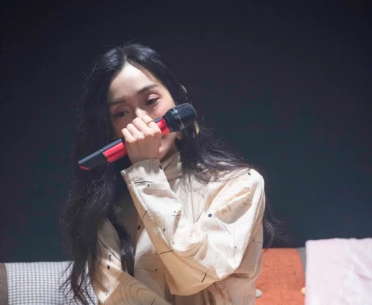 范瑋琪一度哽咽。黑天使製作提供