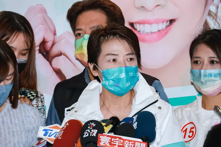 黃珊珊出席陳思宇競總成立大會。趙世平攝