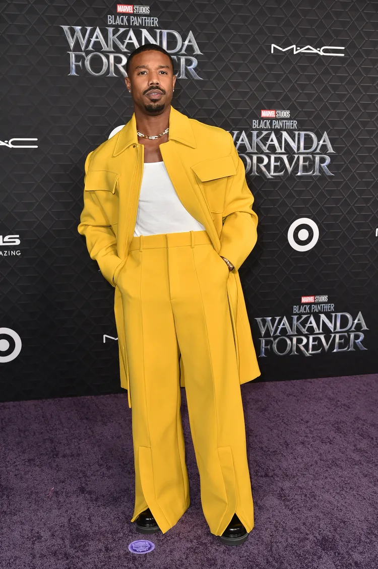 曾演出首集《黑豹》的麥可B喬丹也來首映。美聯社