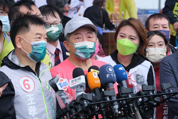 陳時中出席2022第八屆電器盃節能公益路跑暨嘉年華。陳志淵攝