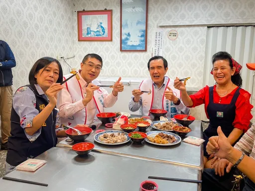 馬英九基隆造勢拜票　聞曹興誠批避戰謀和！冷回「他，我不回應」