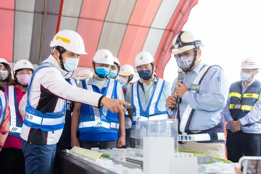 捷運萬大中和線全功能金城機廠施工 侯友宜:全線力拼2025年完工
