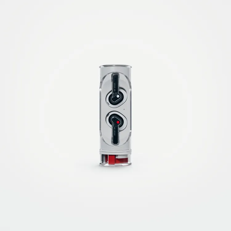 充電盒採旋轉式開口。業者提供