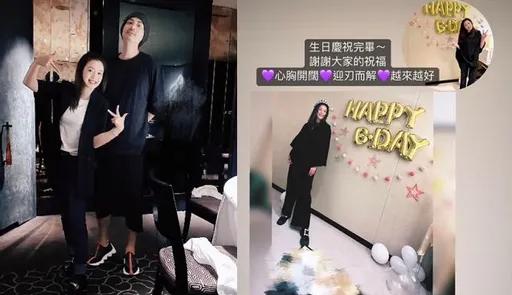 喻虹淵拋遭詐3447萬陰霾迎35歲 6歲女掌鏡!甜倚周渝民慶生