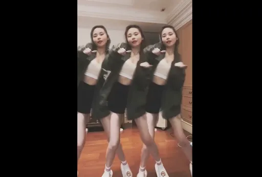 正妹勁舞大玩分身術 網看傻「噴鼻血的辣」