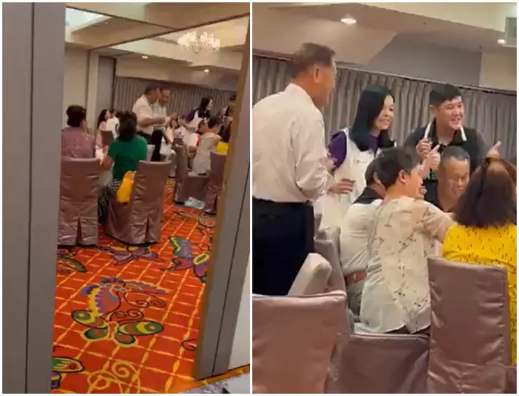 新竹市前市長許明財被民眾拍到與高虹安一起出席餐敘。資料畫面