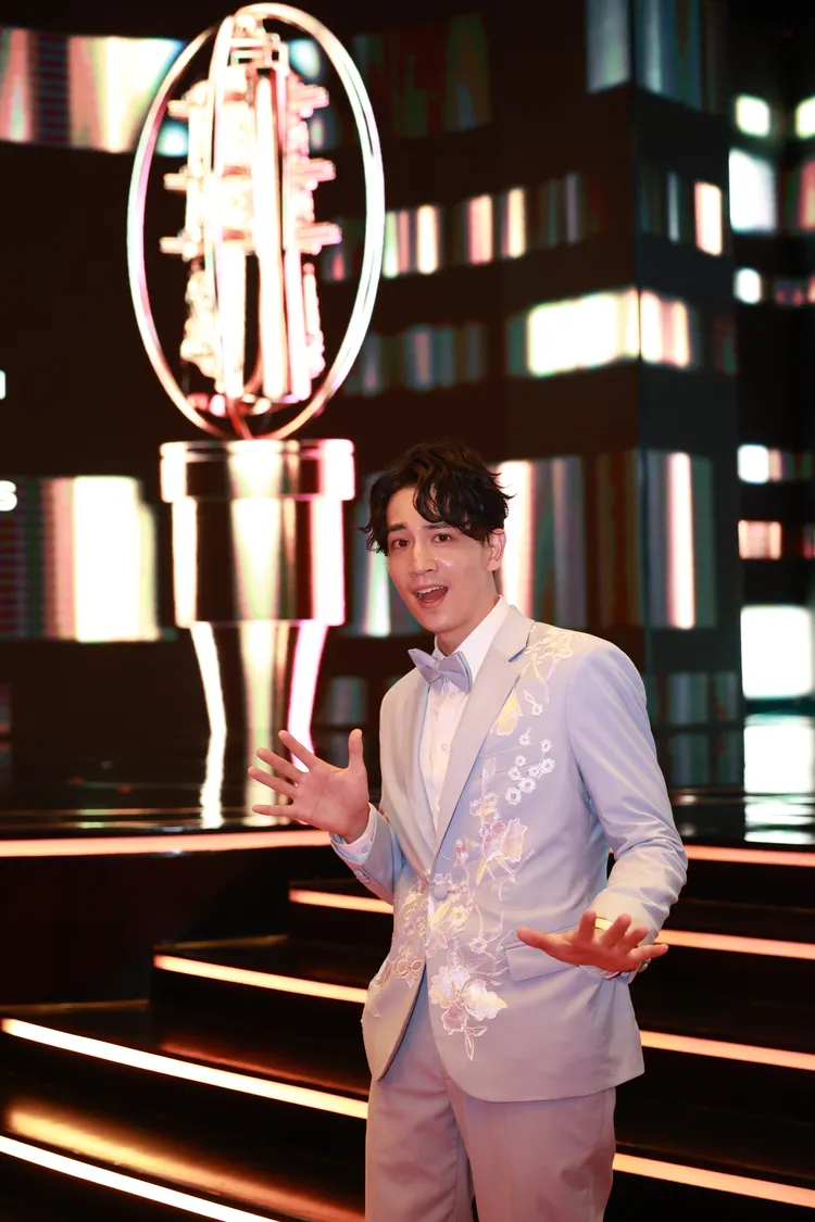 高志來台4年，首度參加金鐘獎盛會。國興衛視提供