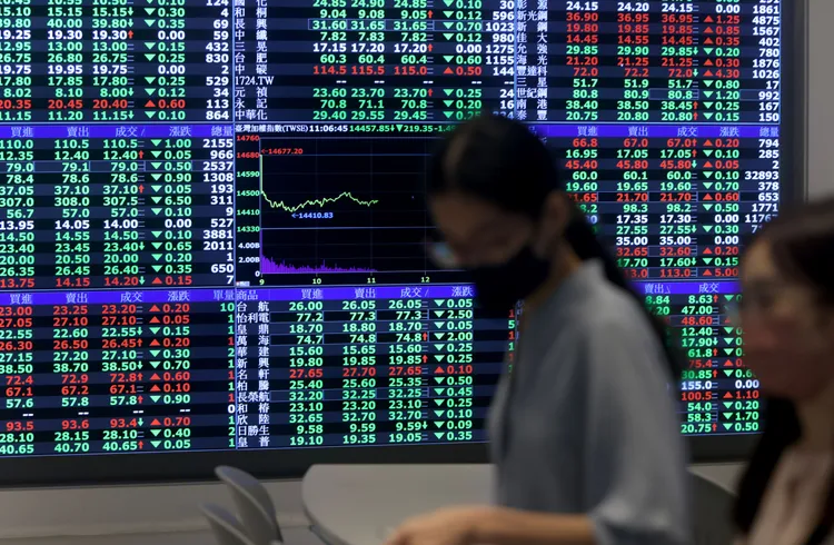 股市慘兮兮。資料照片