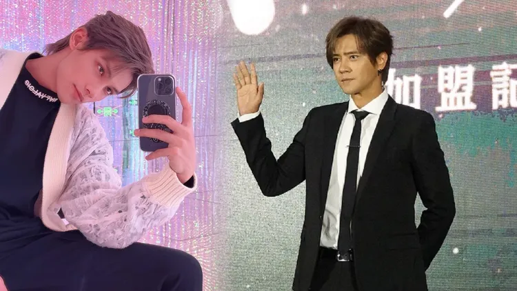 網友覺得段星星（左圖／翻攝段星星微博）和羅志祥（右圖／資料照片）有幾分相像。