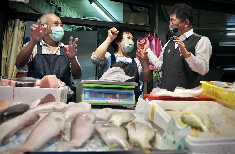 陳時中陣營搶下11月25日凱道與北平東路路權。林林攝