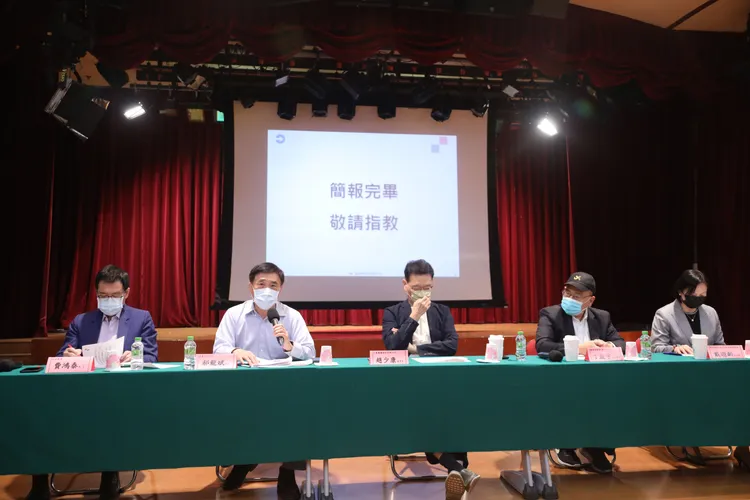 中廣與蓋洛普民調公司24日公布台北市最新民調。鄭孟晃攝