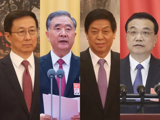李克強汪洋未連任中共新中委 反映習家軍將掌政治局常委會