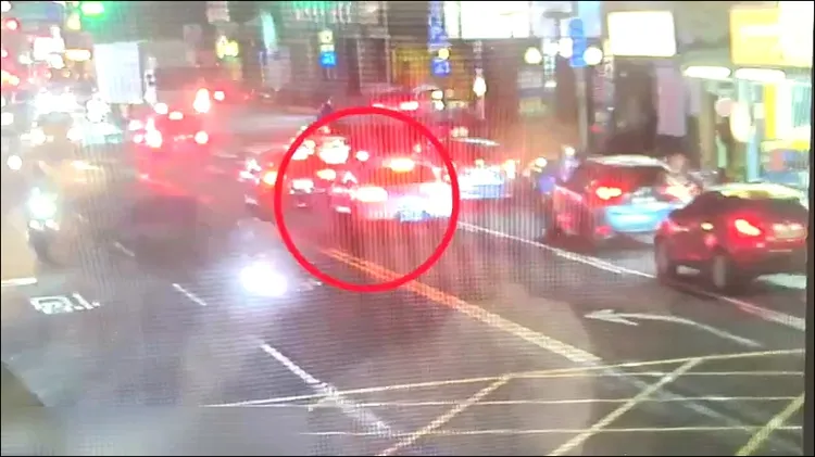 警方趕抵時，劉男等人已開車逃逸。警方提供