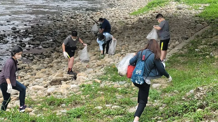 民眾淨溪。福昌社區發展協會提供