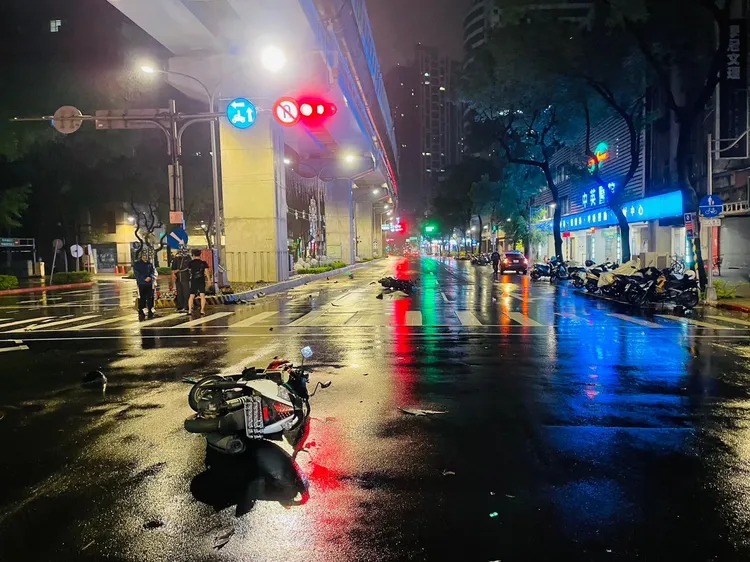 事故現場。翻攝畫面