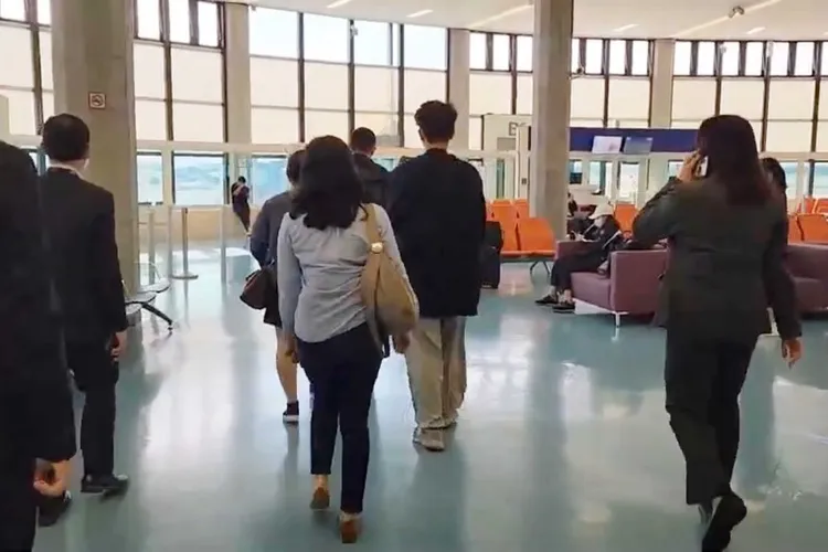 馬來西亞籍24歲蔡姓女大學生命案引發各界關注，家屬今（25日）上午搭機離台。中央社