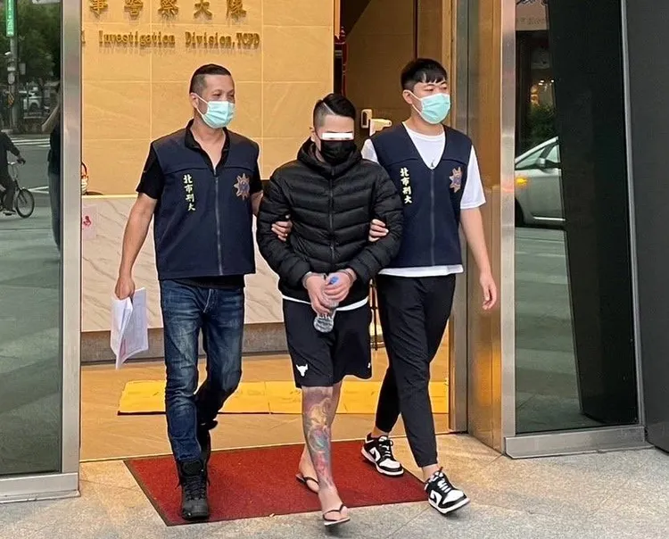 林男被依通緝及「毒品危害防制條例」移送法辦。翻攝畫面