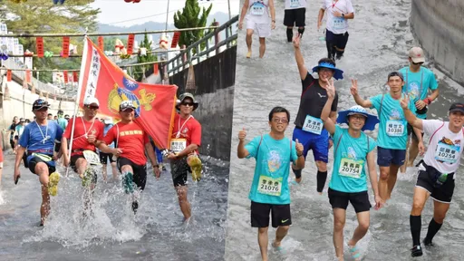 正港的「沉浸式」路跑來了 彰化二水國際跑水節跑給水追