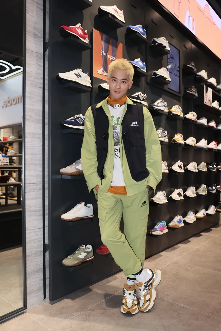 吳思賢認為New Balance願意創新的精神與他在音樂創作與戲劇表演上很有共通點。彭欣偉攝