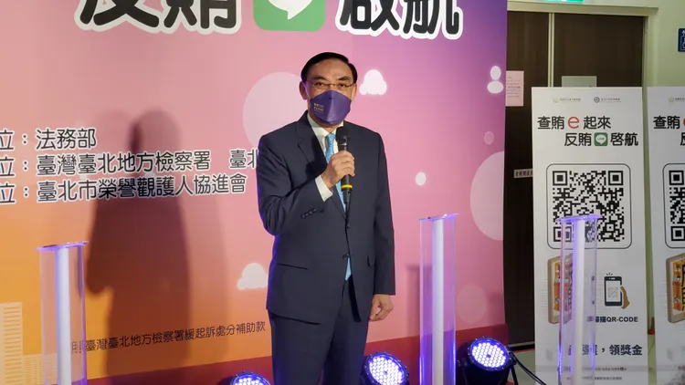 法務部長蔡清祥。呂志明攝