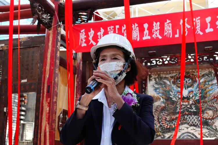 宜蘭縣長林姿妙。林泊志攝