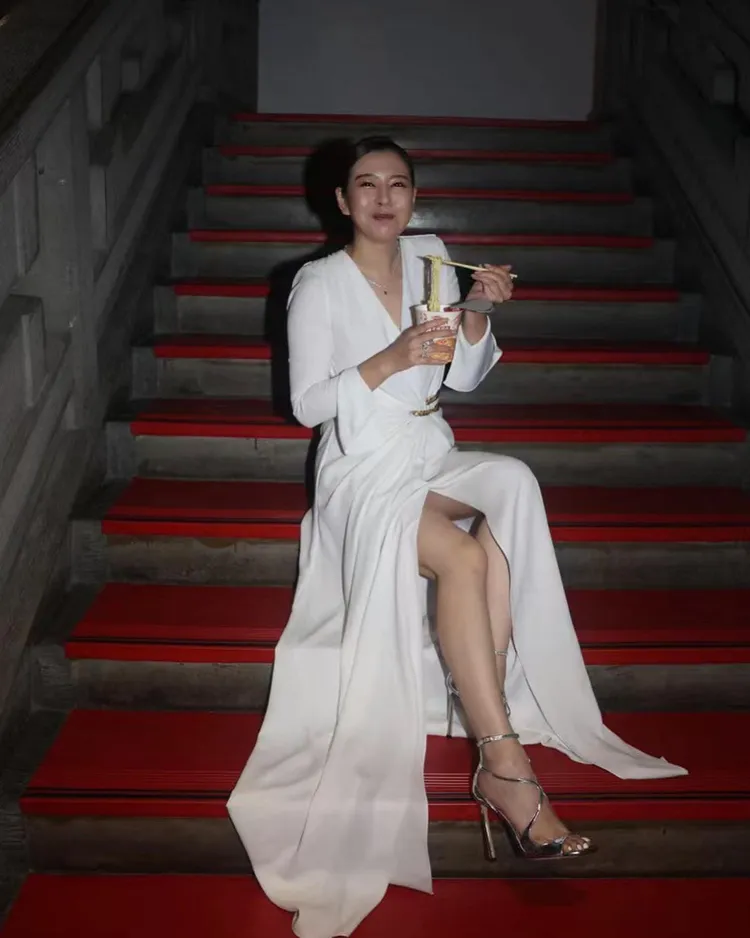 劉品言一臉滿足。翻攝劉品言臉書