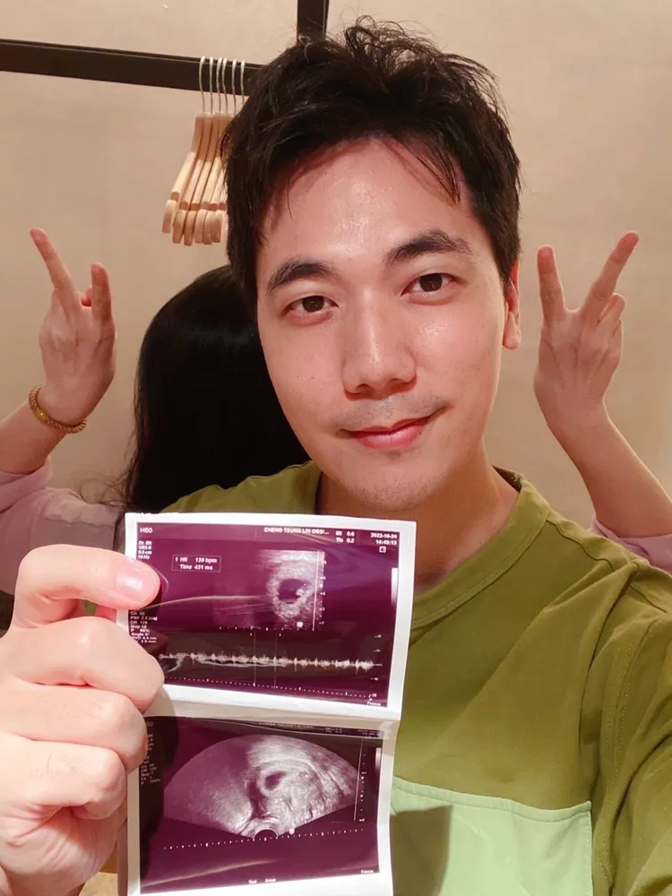 惟毅的寶寶預產期在兔年。經紀人提供