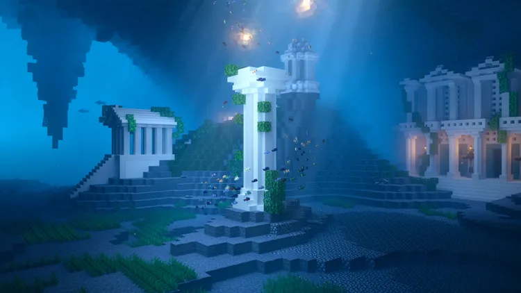 BURBERRY X MINECRAFT的冒險世界。品牌提供