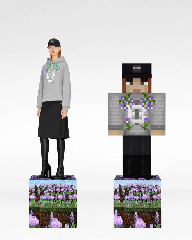 BURBERRY X MINECRAFT特選聯名系列服飾與BURBERRY世界模組獨家遊戲，將於11月1日開賣。品牌提供