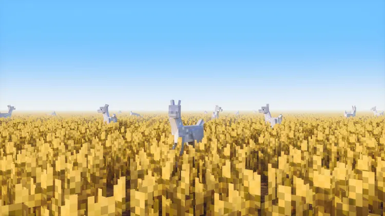 BURBERRY X MINECRAFT的冒險世界。品牌提供