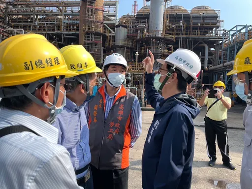 中油大林煉油廠大火 陳其邁火大!下令全面工安檢查