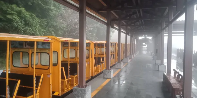 太平山蹦蹦車。林管處提供