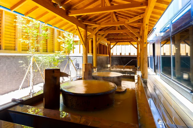 WBF 函館海神之湯 - 露天風呂。星野集團提供