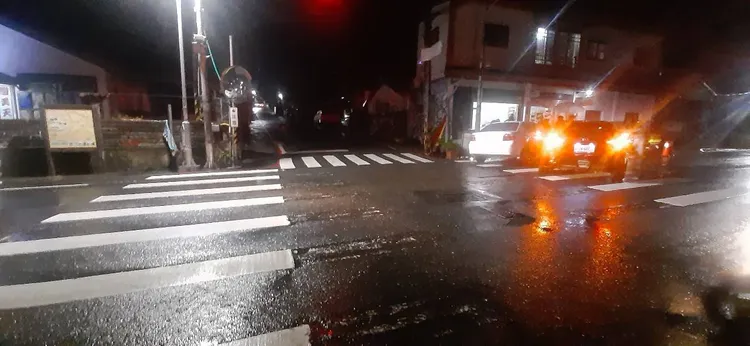 車禍現場。讀者提供