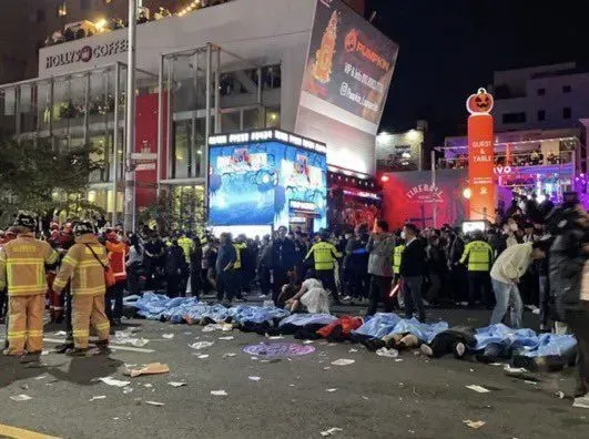 意外釀154死，149人輕重傷。引自推特