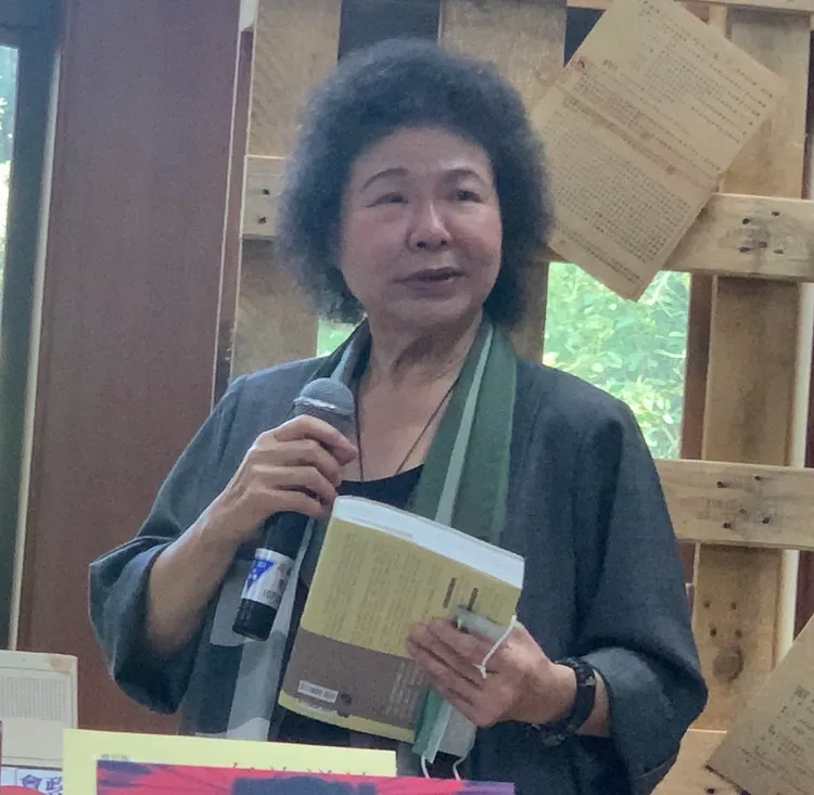 監察院長陳今出席「光明總會看見，雄中的白色記憶特展」開幕式。吳慧芬攝