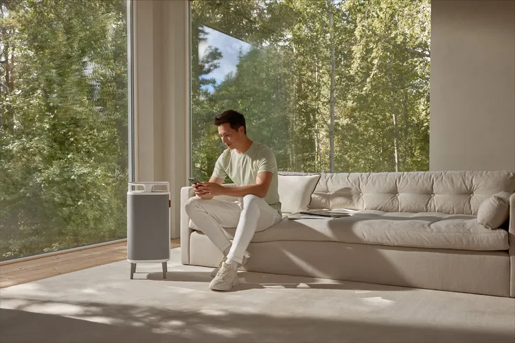 換季抗敏，使用空氣清淨機打造低敏空間。業者提供